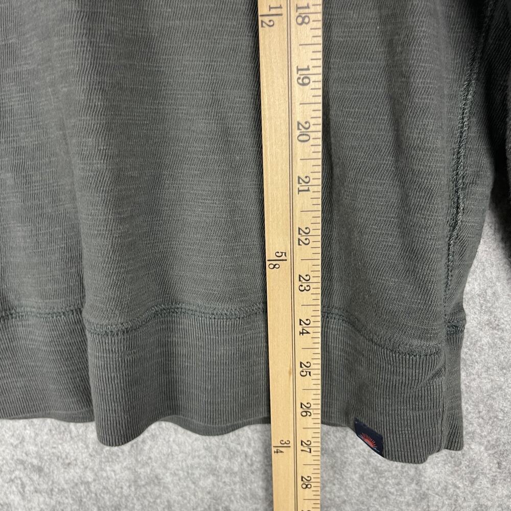 Faherty Sunwashed Slub Hoodie Mens Large Gray Organic Cotton Lightweight Eco - Picture 9 of 14